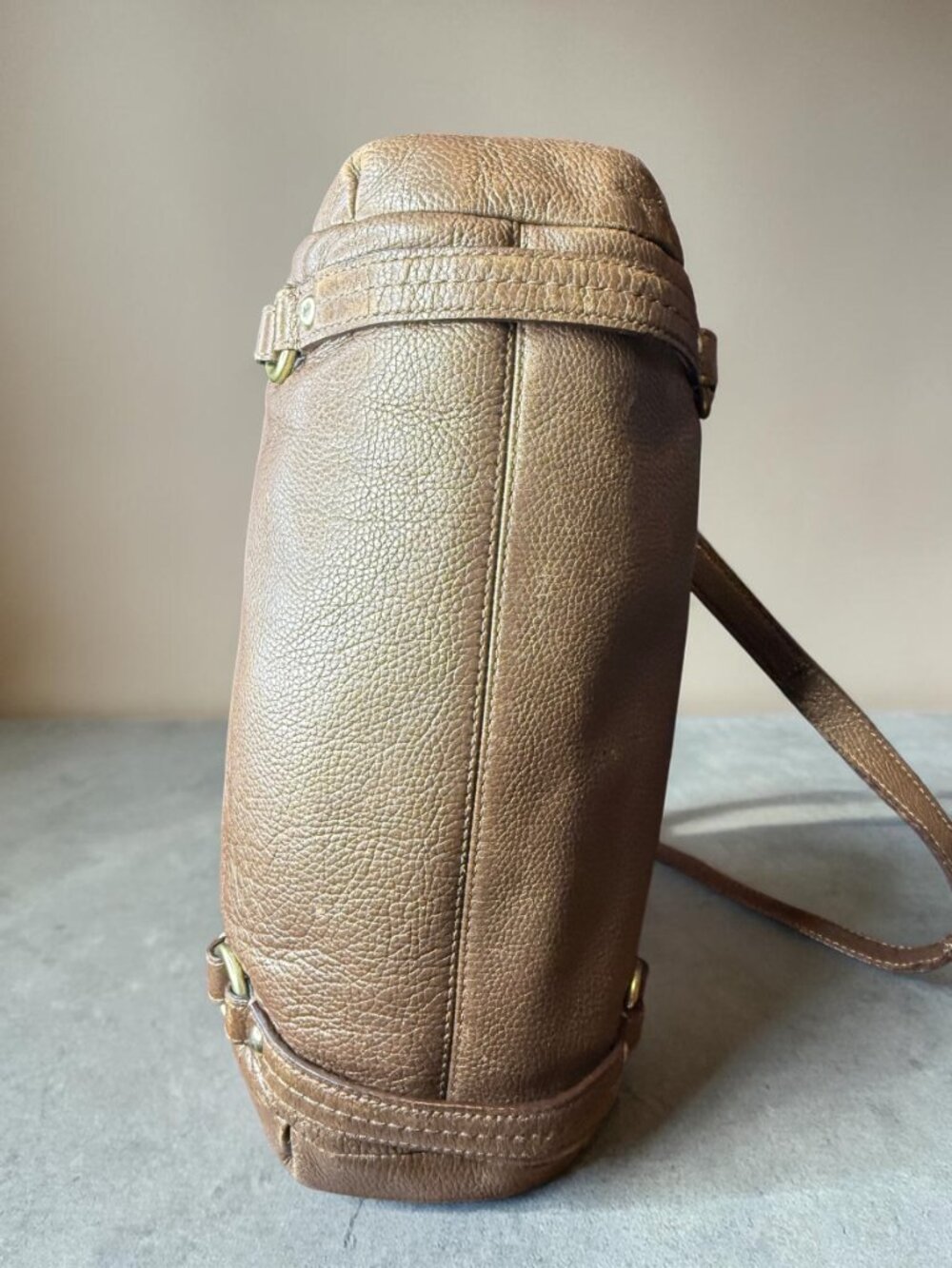 Coach Alexandra Convertible Tote – Metallic Bronze Pebble Leather (2011) - Picture 8 of 15